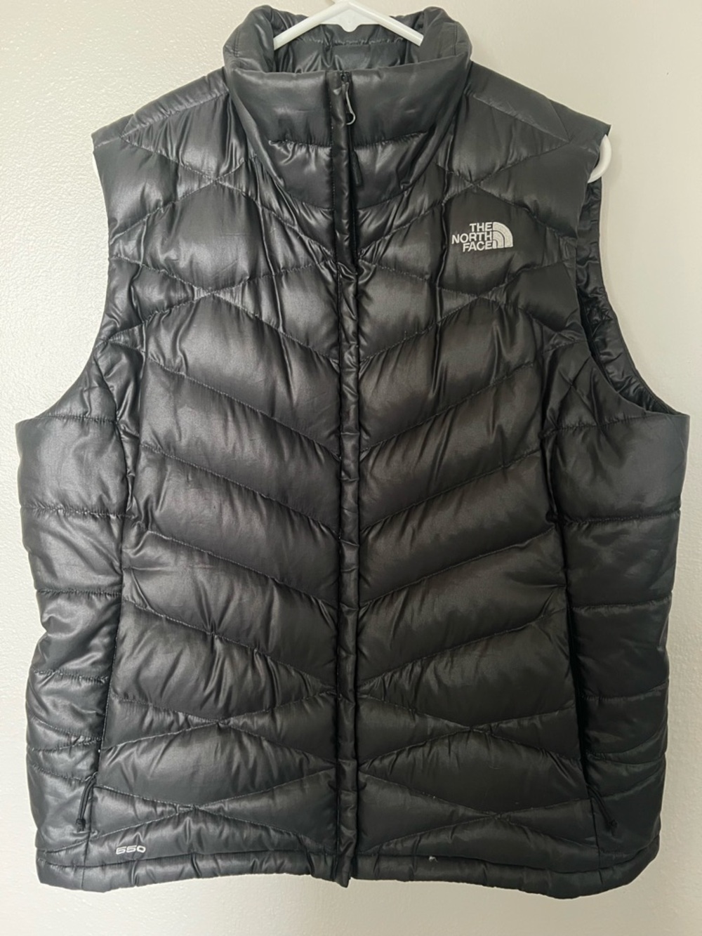 The North Face Black Quilted Down Vest